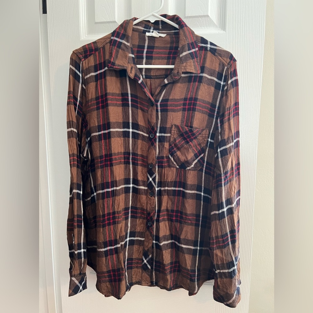 Plaid button up